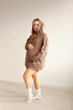 Load image into Gallery viewer, OVERSIZE HŪDIJS, BRŪNS