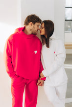 Load image into Gallery viewer, OVERSIZE BRĪVDIENU TĒRPS - I LOVE YOU, VIVA MAGENTA