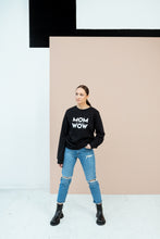 Load image into Gallery viewer, Džemperis MOM, melns