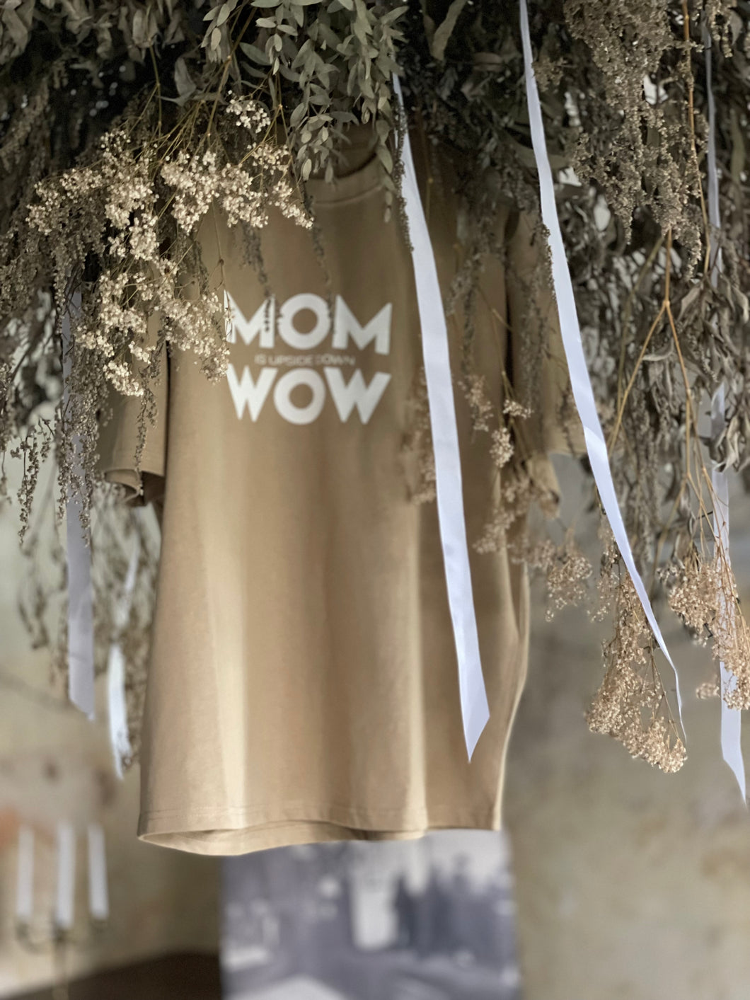 OVERSIZE Krekls MOM WOW, BĒŠS